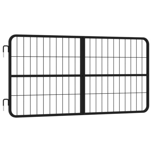 Farm Horse Stall Gate 48 Inch Wide Durable Steel Two-Way Door Guard with Thicker Protective Coating Prevents Warping and Cracking Essential Accessory for Barns and Livestock Pens