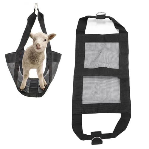 Haofy Animal Weighing Sling High Toughness Easy to Scale Bag Sling for Lambs Goats Alpacas Newborn Livestock Dogs, Dog Lifting Harness Pet Supply