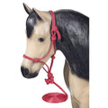 Tough1 Miniature Poly Rope Halter with Lead - color: Red, size: Large