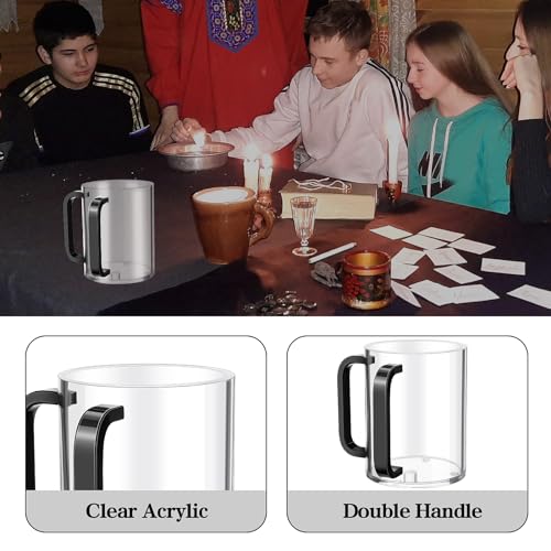 MAQUITA Judaica Hand Washing Cup with Dual Handles, 5" Acrylic Wash Cup for Jewish Ritual - color: Black