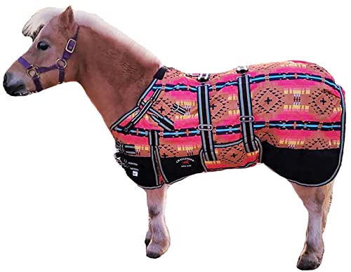 CHALLENGER 1200D Miniature Weanling Donkey Pony Horse Foal Winter Blanket - color: Desert Aztec, size: 36 Inches
