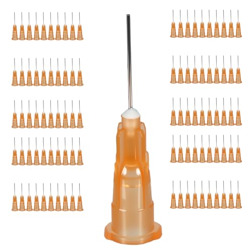 100pcs 25G Blunt Tip Glue Dispensing Nozzles, 0.5 inches - size: 25G 100pcs