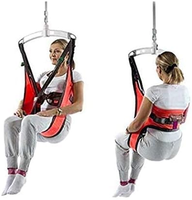 Fushida Lift Sling, Commode Patient Lift Slings Medical Transfer Sling for Patients Shower Bath, Large Toileting Sling, Lift Sling for Elderly Bariatric, Divided U Slings - size: Medium