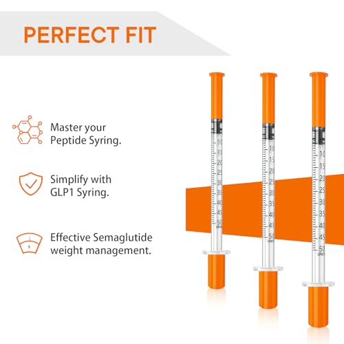 U-100 0.5ml 30 gauge 5/16 syringe, Individually Packed, Lab Supplies, PACK 100. - size: 0.5ml-30G 5/16"-100