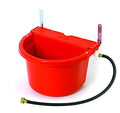 Little Giant® Automatic Animal Waterer | DuraMate Float Controlled Automatic Waterer for Livestock | Heavy Duty and Durable | Made in USA | 4 Gallon (Red, 4 Gallon) - color: Red