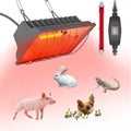 Heat Lamp for Chicken Coop, 250W Waterproof Chicken Coop Heater for Indoor & Outdoor Used, Infrared Heat Lamp with Adjustable Temp & Height, Ideal for Poultry, Livestock & Small Pets