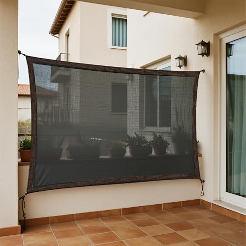 winemana 40% Shade Cloth for Garden- 4x6 FT Breathable Mesh Tarp for Vegetables & Plants, Outdoor Patio Sun Shade with Grommets - Chicken Coop, Dog Kennel Cover - size: 40%-4 FT x 6 FT