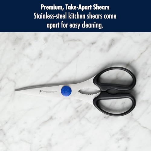 Henckels Kitchen Scissors, Micro Serrated Blade Edge, Stainless Steel - style: Take Apart