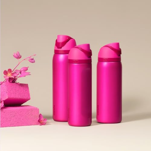 Owala FreeSip Stainless Steel Water Bottle 24 oz Read My Lips - color: Read My Lips, size: 24 Ounces
