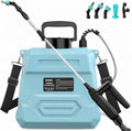 Weed Sprayer 2 Gallon, Electric Weed Sprayer 7.4V Powerful Battery with 5 Mist Nozzles, Rechargeable Handle, Retractable Wand, Adjustable Strap, Battery Powered Sprayer for Lawn, Garden, Yard, Plants