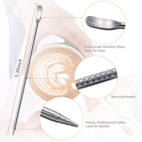 Milk Frothing Pitchers-12oz/350ML Stainless Steel Steaming Pitchers, Scale Coffee/Milk/Cappuccino/Latte Art Barista Steam Pitchers