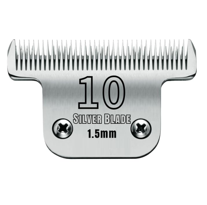 T-10 Dog Grooming Ceramic Blade,Compatible with Oster Classic 76,Andis AGC | 1.5mm(1/16") Cutting Length,compatible with Oster and Andis Wahl KM10 Series Clippers - color: T-10