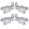 2-3/8" Chain Link Fence Frame Gate Post Male Hinge, Pack of 4,Galvanized Steel Gate Hinge for Fence Posts, Bolts & Nuts Included - size: 2-3/8" Male