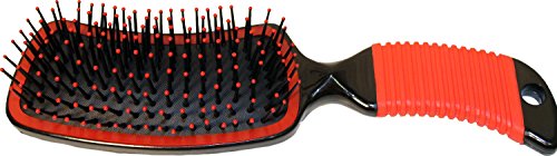 Partrade Trading Corporation Curved Mane and Tail Brush Red - color: Red