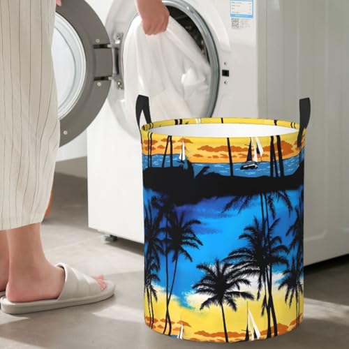 Laundry Basket Set Up Collapsible Large Capacity, Dirty Clothes Basket Durable Lightweight Hamper With Handles Ideal For Clothes,Toys Home OrganizationSize19.6in X 15.7,in63L - color: blue see