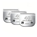 3PCS 40 Blades Dog Grooming Blades Compatible with Andis/Wahl Dog Clipper | Cut Length 1/100"(0.25mm),Dog Clipper Blade compatible with Oster A5 ,Ceramic Blade & Stainless Steel Blade - color: 3pack #40