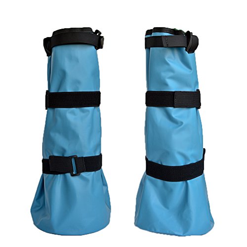 yeezo Hoof Soaking Boot Horse Soaker Hooves Treatment Bag with EVA Pad 1 Pair - color: Blue