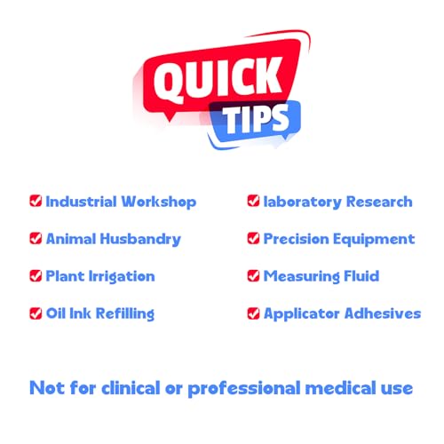 Syringes 0.5ml 31 Gauge 1/2 Inch 13mm Disposable Lab Supplies, Pack of 100 | U-100, Single-Use, Smooth & Leak-Proof, Individually Wrapped - size: 0.5ML 31G 1/2" 13MM