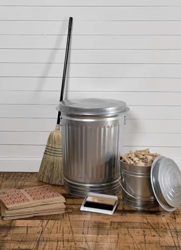 6 Gallon Galvanized Steel Trash Can Replacement Infinity Lid AV15236