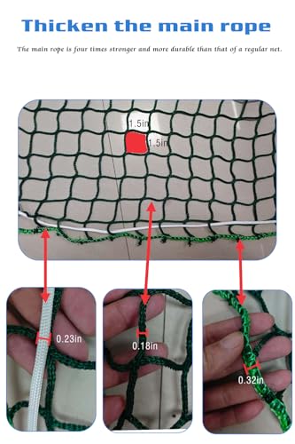 Round Bale Hay Net for Horses, 5x5 FT Heavy Duty Slow Feed Net with 1.5" Knotless Design & 1600 lbs Capacity, Weatherproof Hay Saver for Cattle Goats Sheep, Saves 60% Hay Waste - color: black
