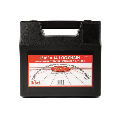 Koch 817391, 5/16" Diameter by 14-Feet, Grade 43 Log Chain, Construction Chain, Logging and Towing Chain, Self-Colored, up to 3900 lbs. Working Load Limit