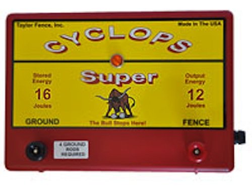 Cyclops Super Battery - 12 Joule Fence Charger - Battery (12V) Powered