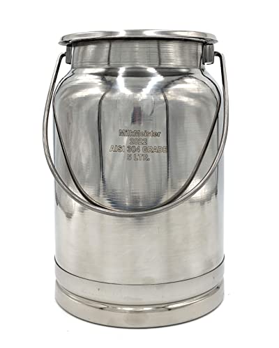 Stainless Steel Milk Can Tote (5 Liter)