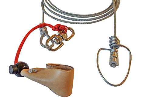 Astro Egg Homestead Space Age Tie Cord (6ft, Steel, Red) Qty-2