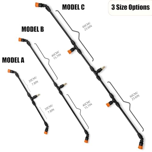 Boom Sprayer Kit for ATV UTV Sprayers | Broadcast Spray Boom Attachment with Adjustable 2 Nozzle Pattern, Up To 47.2 '' Wide Coverage Lawn Weed Control Sprayer Boom