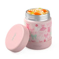 Bentgo Kids Stainless Steel Leak-Proof Food Jar for Hot or Cold Food | 11 fl oz Double Insulated Container with Removable Silicone Bumper, Dishwasher Safe, Easy Open Lid, Ages 3+ (Ballet and Bows) - color: Ballet and Bows