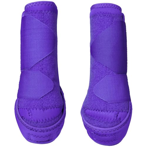 Tough1 Economy Sport Boots Front - Purple - color: Purple