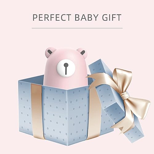 Baby Nail Clippers Set with Cute Case, Infant Fingernail and Toenail File Kit for Newborn Manicure and Pedicure, New Mom Grooming Gift - color: Pink