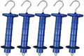 5 Pack Electric Fence Insulated Plastic gate Handle with Internal Spring and Double Ring end, Blue，for Electric Fence Gate Livestock Fence Agricultural Fencing and Pasture - style: PK5,Plastic Gate Handle,Blue