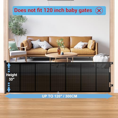 HAMOPY Auto-Lock Retractable Baby Gate Replacement Free-Punch Parts, Original Hardware Set (Including 2 x Latches + 2 x Brackets) Only Fit 55“&71” Auto-Lock Baby Gate(Black) - color: Bk-pf