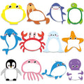 Yinder 24 Pads Kids Sticky Notes, Ocean Animal Cartoon Memo Pads | Cute Kawaii Shark Turtle Designs, Fun for School Reminders, Back to School Supplies, Party Favors, Classroom Gifts - style: Ocean Animals