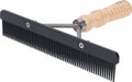 Weaver Leather Show Comb with Wood Handle and Replaceable Black Plastic Blade