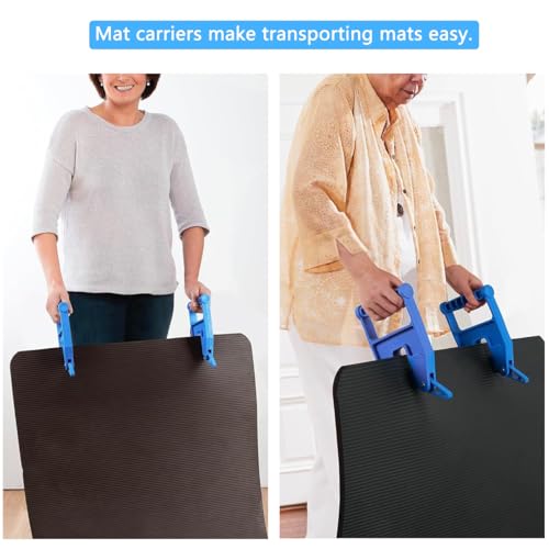 2Pcs/1Pair Horse Stall Mat Mover Tool, Mat Trailer Gripper for Thick Rubber Mat, Stall Carpert, Workbench Mat, Stock Tank Mat, Horse Supplies, Makes Moving Rubber Mats Easier