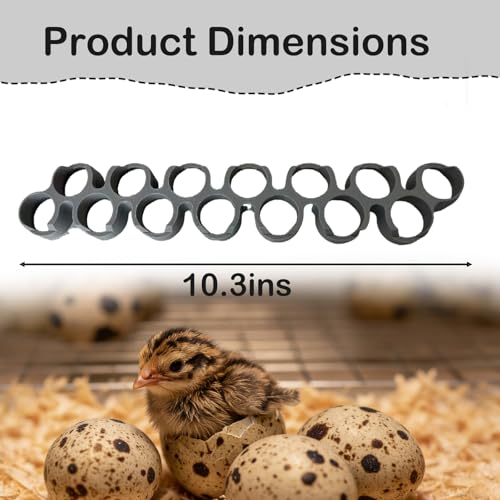 Custom Quail Egg Turner Tray Compatible with Maticoopx 20 Egg Incubator | Precision Fit Hatching Accessory for Small Eggs, 14Slot Small Egg Tray Accessory - Durable Grey (M30) (Tray Only） - color: M30