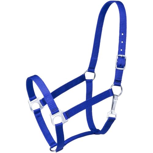 Tough1 Economy Pony Halter - color: Royal Blue, size: Pony