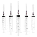 10mL/cc Disposable Luer Slip Syringe 22G 1.25 inch for Lab Use, Individually Wrapped, Pack of 50 - style: 10ml-22G-1.25" (Luer Slip)