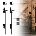 18" Heavy Duty Cane Bolts for Gates with Black Rustproof Powder Upgraded Hardware Gate Drop Rod for Wood PVC Vinyl Fences Gates, Double Doors-2 Pack - size: 18 Inch-2pack