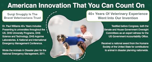 Surgi Snuggly Dog Surgery Recovery Suit, Cone Alternative, Spay/Neuter SL | Dog Recovery Suit for Dogs — Veterinarian-Invented Surgical Suit & Recovery Onesie with Easy Bathroom Access After Surgery - color: Little Boy Blue, size: Small Long (L-12"-15" |