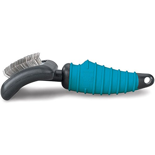 Master Grooming Tools Ergonomic Slicker Brushes — Molded Brushes for Grooming Dogs - Medium, 4" x 2½", Black - size: Medium