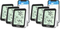Govee Indoor Hygrometer Thermometer 3Pack H5075 with Bluetooth App Control (Pack of 2) - color: Black, size: 6 Pack