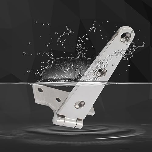 316 Stainless Steel T Hinges Marine Grade 6'' x 3" Heavy Duty Boat Hatch Hinge (150 mm X 72 mm) 2 Pack Casting Cabinet Hardware Door Hinge with Screws - style: 6'' x 3" 2 Pack