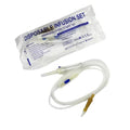 (12PCS/Box) IV Extension Set,67" I.V Tubing,Sterile Individual Packaging,for Lab and Pets Veterinary (Straight Mouth) - color: Straight Mouth