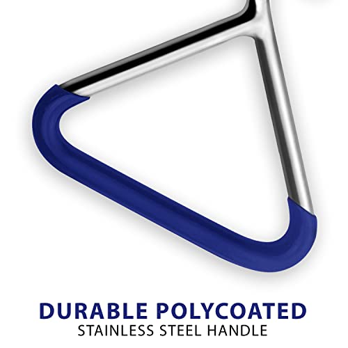Durable OB Handle Apparatus with 2 Handle Puller Hooks and 2 Chains - Stainless Steel for Cow, Goat, and Cattle Delivery Instruments on Dairy Farms, 60 Inch - size: 60 Inch
