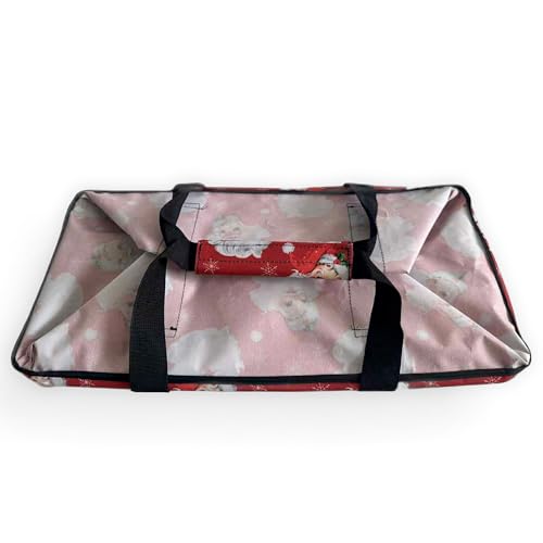Large Collapsible Tote - color: Santa