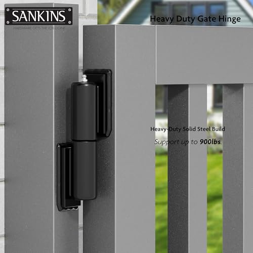 7" Heavy Duty Gate Hinges, Weld on Hinges 900lbs Capacity, Outdoor Trailer Gate Hinge, Barrel Hinges Heavy Duty for Trailer Ramp Outdoor Driveway Gate, 2 Pack - size: 7inch