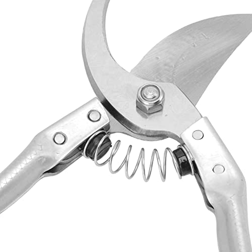 Goat Hoof Trimmers Pig Trotter Shears Animal Toe Nails Trimming Tool Stainless Steel Professional Hoof Trimmers with Anti Slip Ergonomic Handle for Sheep Cow Pig Hoof (Silver) - color: Silver